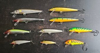 10 woblerů Rapala Original Floating