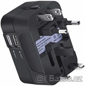Cestovní nabíječka pro ČR,USA,UK,THAJSKO,JAPONSKO