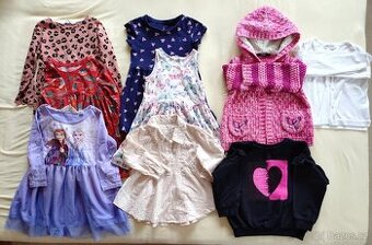 Balík oblečení holka (32 ks) vel. 98-104 (2-4 roky)