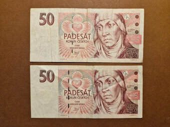 50 Kč 1997 - VZÁCNÉ SÉRIE C