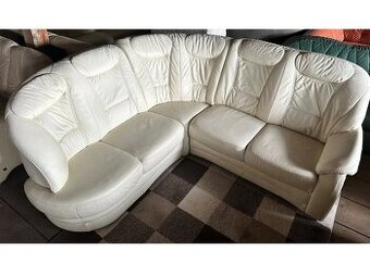 Luxusní rohová kožená sedací souprava, 2752