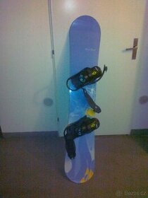 snowboard + vázání + boty vel. 40 + přepravní obal - 1