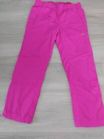 Šusťákové kalhoty jaro/podzim Alpine Pro růžové,vel. 128/134 - 1