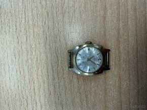 Pozlacene hodinky SLAVA 12 jewels MADE IN USSR - Rozbite
