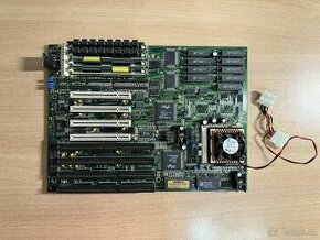 QDI P5I437P410/FMB Socket7 +Pentium 120MHz +4xRAM +Chladič