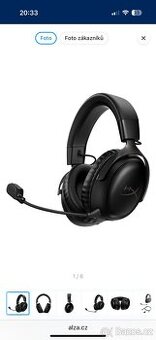 Herní sluchátka Hyperx Cloud 3 Wireless Black