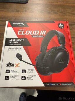 Herní sluchátka Hyperx Cloud 3 Wireless Black