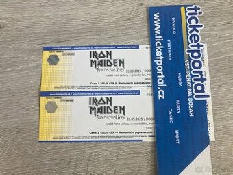2 x Lístek na Iron Maiden v Praze 31.5.2025