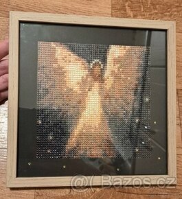 Diamantové malování hotový obraz - andílek