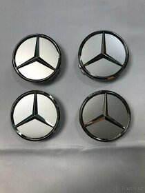 Mercedes Benz - Středové pokličky - Stříbrné