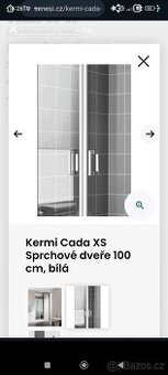 Dvoukřídlé sprchové dvere