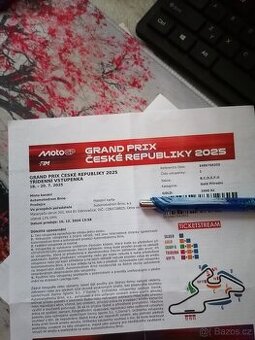Prodám vstupenky na Moto GP