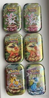 Pokémon TCG - 6x Prismatic evolutions mini tin