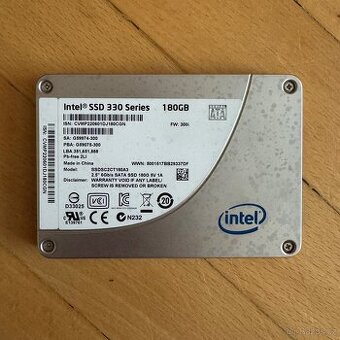 INTEL SSD 330 Series 180 GB 2,5" SATA III