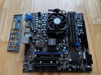 Základní deska MSI 760GM-E51 + Athlon II X2 245 + 6 GB RAM