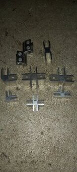 Hliníkové držáky skel