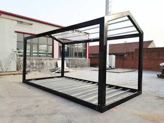 Rám kontejneru - sedlová střecha - domek