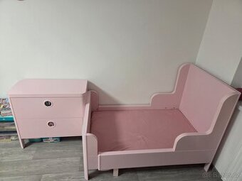 Détska rostouci postel s komodou