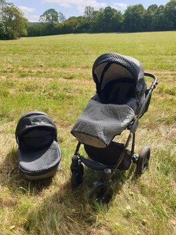 Prodám krásný kočárek Junama dvojkombinace