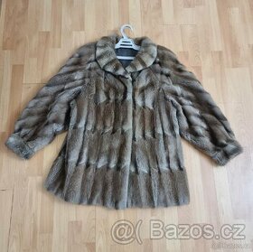 Dámský kabát z pravé kožešiny - Bizam