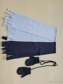 Set rukavice a 2x šála pro dítě