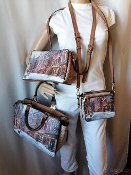 Nové kabelky s motivem zasněžené ulice zn. Parfois