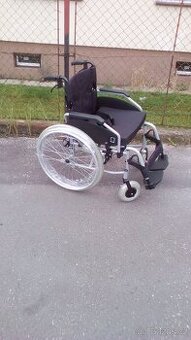 INVALIDNÍ VOZÍK-46 nebo 50 cm -ZADNÍ BRZDY-ZASÍLÁM PO ČR -