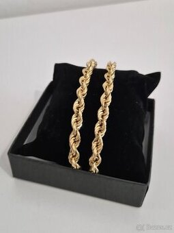 Zlatý 18k řetízek valis (Itálie)