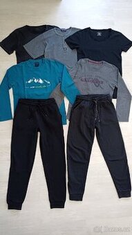 SET: chlapecké tepláky + trička vel. S