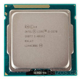 Intel i5 3570 Ivy Bridge až 3,8GHz