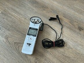 Zoom H1 + mikrofon sennheiser ME2 + klip (bily)