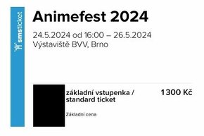 Vstupenka Animefest 2024