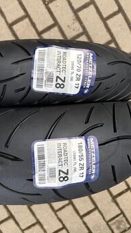 sada pneu Metzeler Z8 120/70zr17 a 180/55zr17 dot2024
