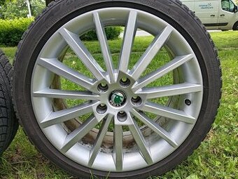 Originál ALU kola Škoda Octavia R18 + pneu