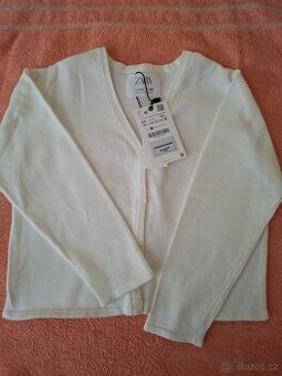 Dívčí krátký svetřík Zara, nový, vel. 130 - 1