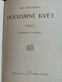 Kniha Podzimní květ-Jan Klecanda