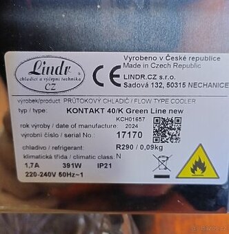 Výčepní zařízení Lindr kontakt 40/k - 1