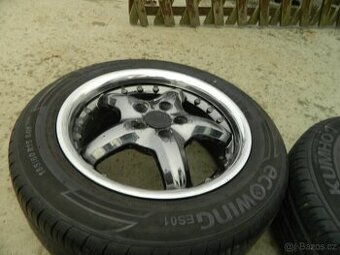 alu kola 5x100+letní pneu 6mm,R15 Fabia