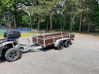 Bržděný přívěs HAPERT 2000 kg, 130x300, nová stk