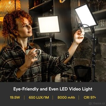 Foto/video LED světla Raleno (na baterie)