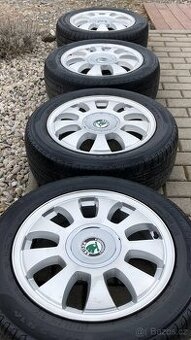 Alu kola Škoda originál 16” Metalica