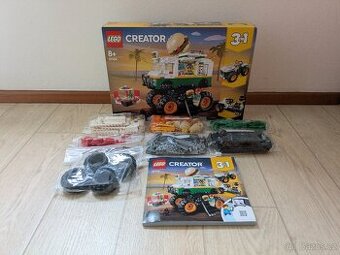 Lego Creator 3v1 31104 Hamburgerový monster truck