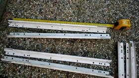 7x Rolničkový výsuv 500mm, bílá - 1