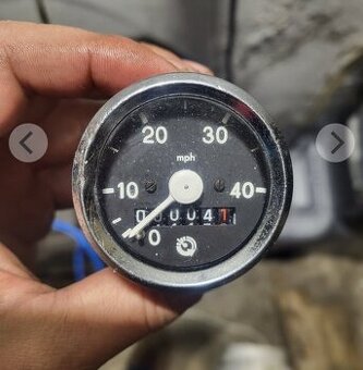Tachometer babetta jawa pionier 20 21 23 v míľach