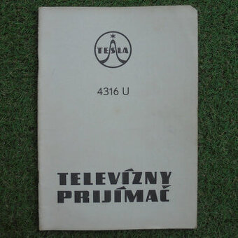 Servisní návod Televize Tesla 4316 U Devín