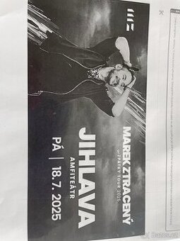Koncert Marek Ztracený Tour 18. 7. 2025