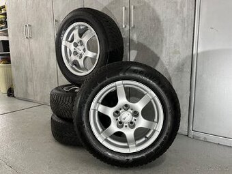 Zimní ALU sada 5x112 r15 s pneu 195/65/15 Bridgestone Blizza