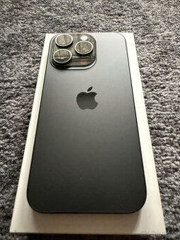 iPhone 15 PRO 128GB - Black titanium TOP stav - záruka