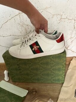 Gucci tenisky ace trainers with bee vel 40