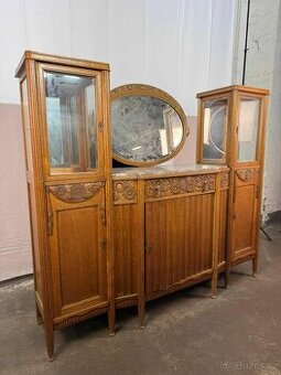 Francouzská komoda s mramorem (134018)